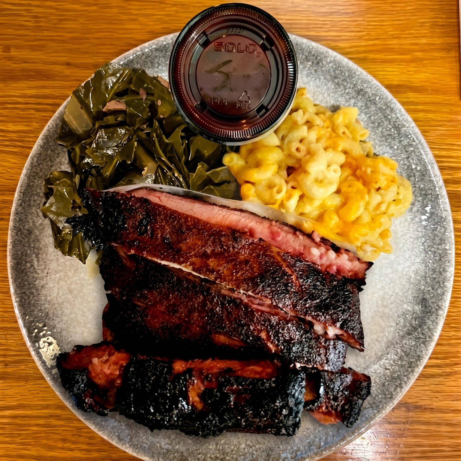 Ribs with Link & Sides.